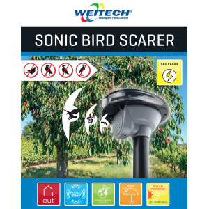 Биоакустический отпугиватель птиц "Weitech WK-0025"